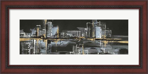 Framed Urban Gold II Print