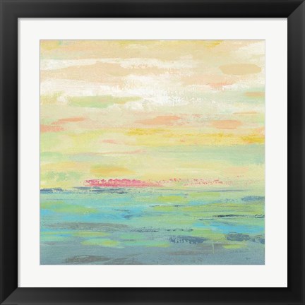 Framed Pink Clouds I Print