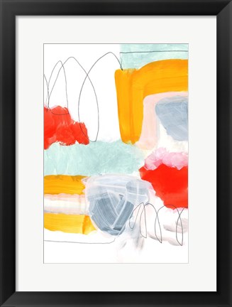 Framed Abstract Painting XVI Print
