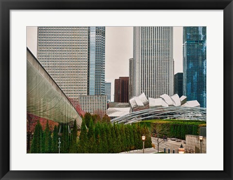 Framed Chicago 350 Print