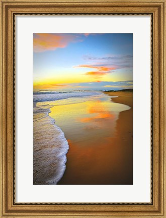 Framed Beach Sunrise Print