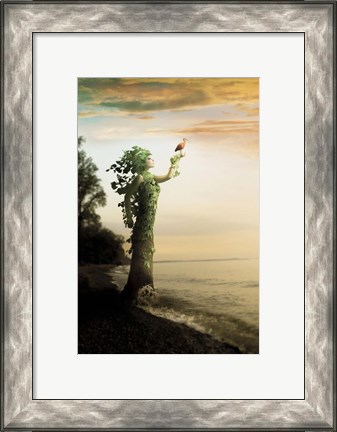 Framed Where the Trees Stand Print