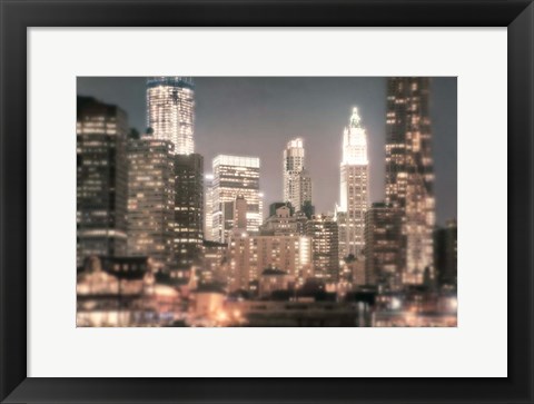 Framed In a New York Minute Print