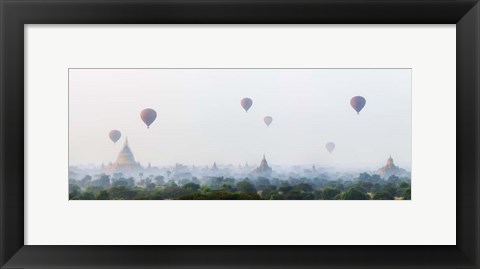 Framed Sunrise at Bagan Print