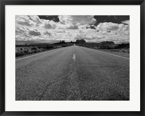 Framed Monument Valley Road Print