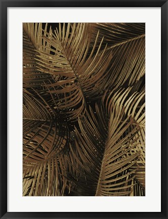 Framed Golden Palm 2 Print