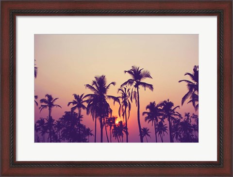 Framed Palm Sky 1 Print