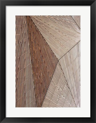 Framed Wooden Structure Print