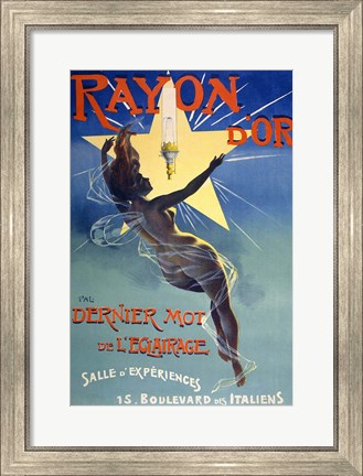 Framed Rayon d&#39;Or Print