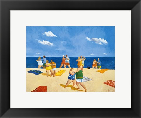 Framed Tango Beach Print