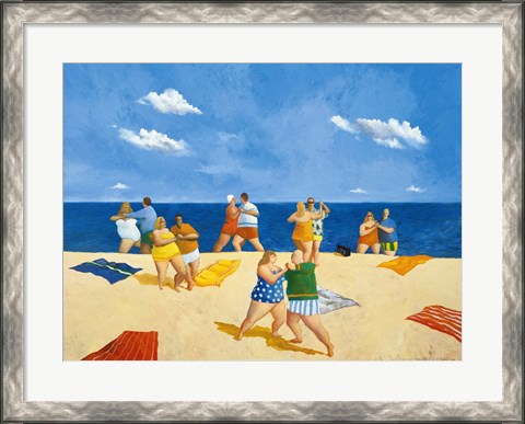 Framed Tango Beach Print