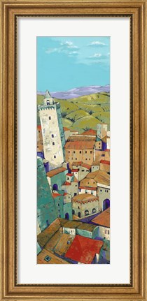 Framed Rooftops of San Gimignano Print