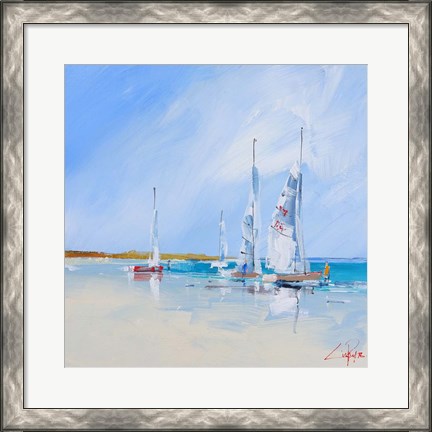 Framed Aspendale Sails Print