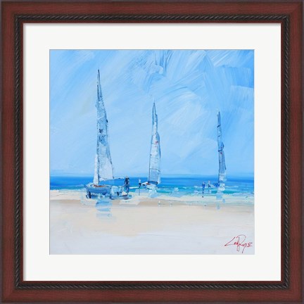 Framed Aspendale Sails 2 Print