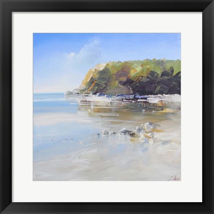 Framed Coast Line Print