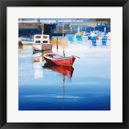 Framed Mordialloc Moorings Print