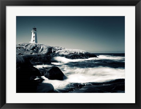 Framed Lighthouse, Peggy&#39;s Cove Print
