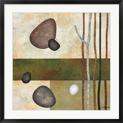 Framed Sticks and Stones VI Print