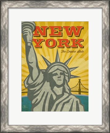 Framed New York - The Empire State Print