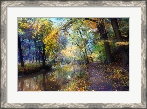 Framed Autumn Walk Print