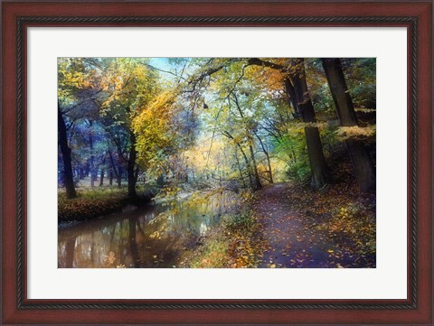 Framed Autumn Walk Print