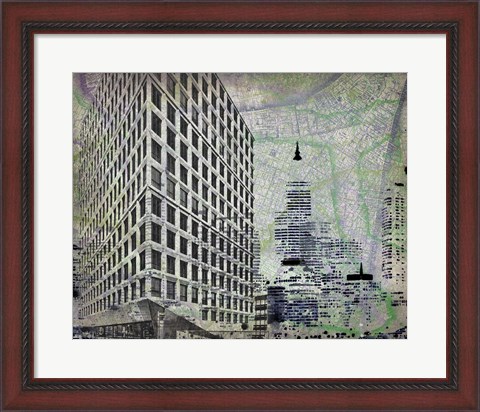 Framed Cityscape I Print