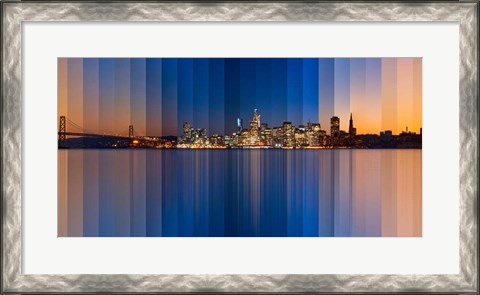 Framed Chromatic Symphony San Francisco Print