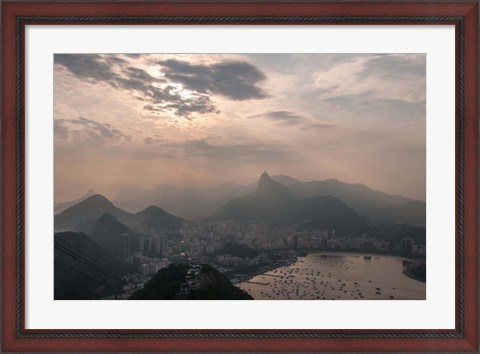 Framed Sugar Loaf, Rio de Janeiro, Brazil Print