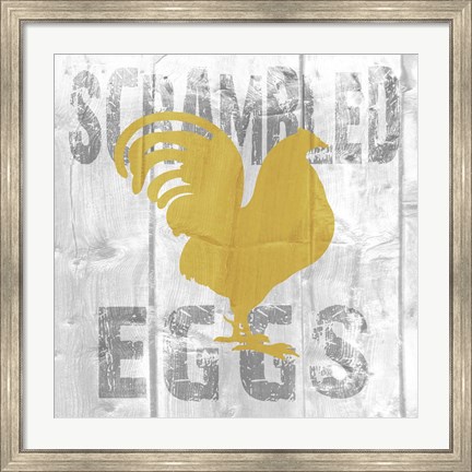 Framed Scrambled Eggs Print