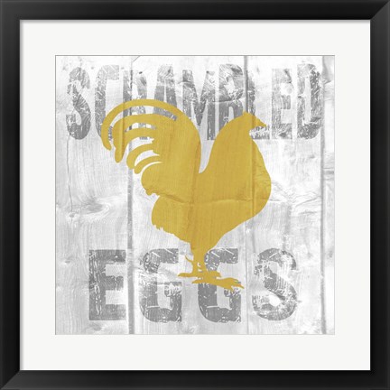 Framed Scrambled Eggs Print