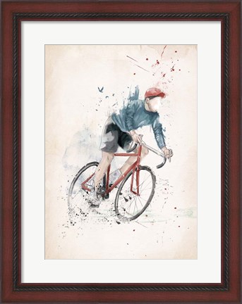Framed I Want to Ride My Bicycle Print