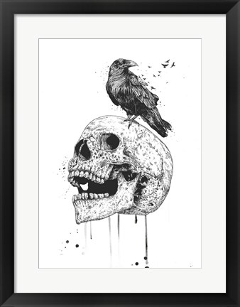 Framed New Skull Print