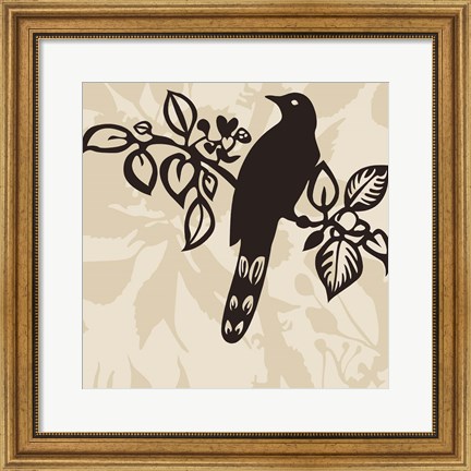 Framed Song Bird 1 Print