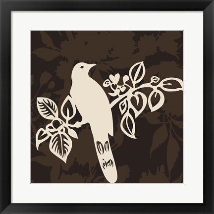 Framed Song Bird 2 Print