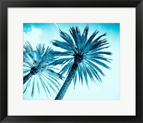 Framed Chic Palms Print