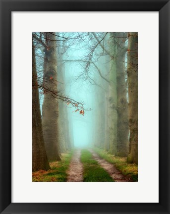 Framed Blue Mist Print