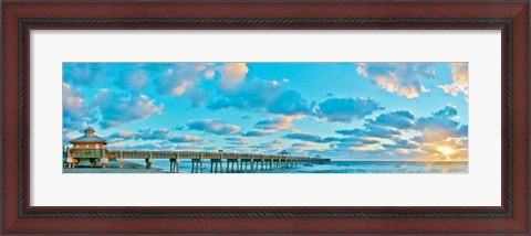 Framed Sunrise on Juno Beach Print