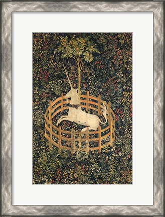 Framed Unicorn in Captivity Print