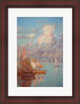 Framed Sail Boats Print
