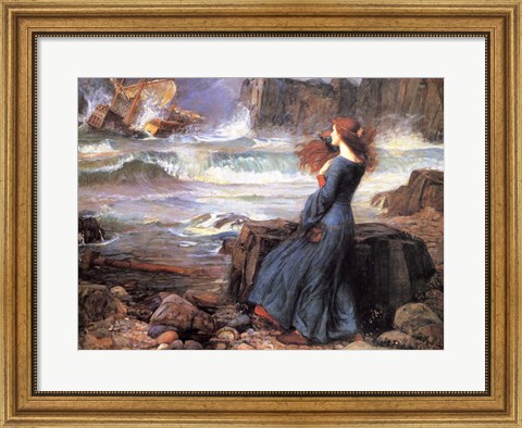 Framed Miranda the Tempest Print