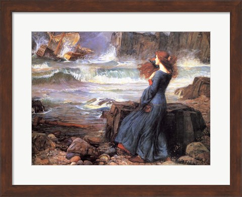 Framed Miranda the Tempest Print