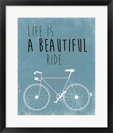 Framed Beautiful Ride Print