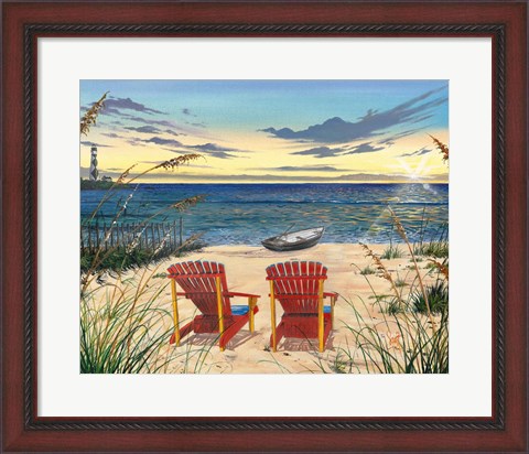 Framed Outer Banks Sunrise Print