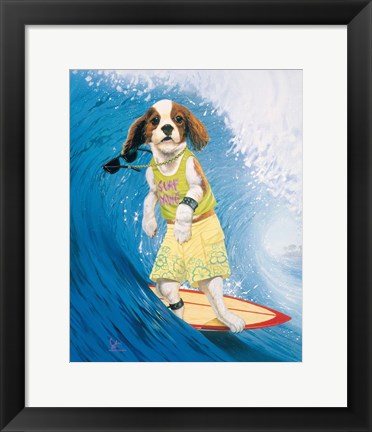 Framed Surf Dawg Print