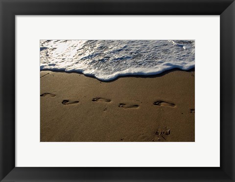 Framed Footprints Print