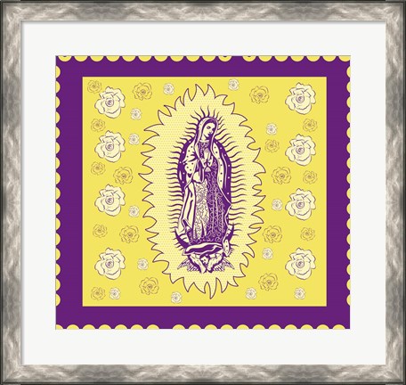 Framed Purple Mary Print