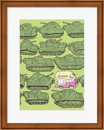 Framed Odd Ones - Ice Cream Print