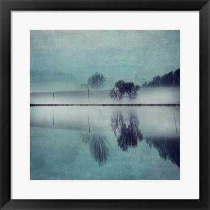 Framed Misty Mirror Print