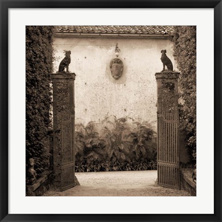 Framed Giardini Ornamentale Print