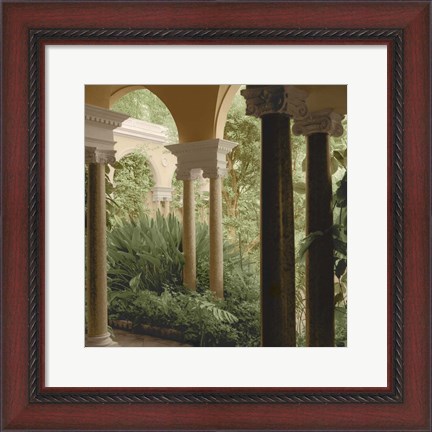 Framed Jardin Portique No. 2 Print
